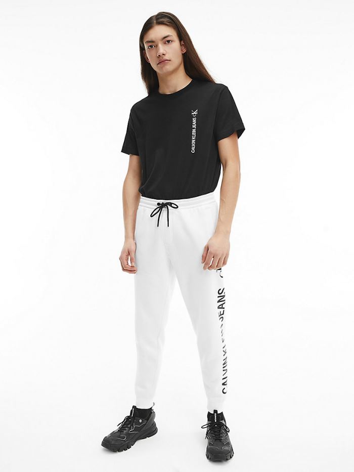 Calvin klein hotsell side logo joggers